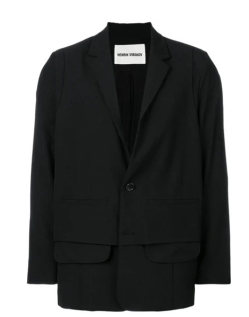 HENRIK VIBSKOV ANTS BLAZER BLACK